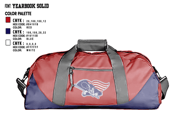 Duffle Bag, Red Land High School Cheer, Cheer, Teamtime, Team time, sublimation, custom sports apparel, team uniforms, spirit wear, spiritwear, sports uniforms, custom shirts, team store, custom team store, fundraiser sports, apparel fundraiser