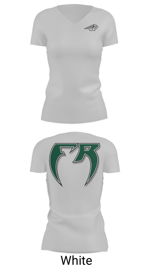 Women's Short Sleeve Vneck Shirt, Fossil Ridge High School Baseball, Baseball, Teamtime, Team time, sublimation, custom sports apparel, team uniforms, spirit wear, spiritwear, sports uniforms, custom shirts, team store, custom team store, fundraiser sports, apparel fundraiser
