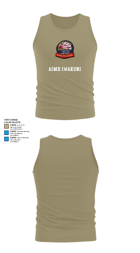 Tank Top, AIMD IWAKUNI, Navy, Teamtime, Team time, sublimation, custom sports apparel, team uniforms, spirit wear, spiritwear, sports uniforms, custom shirts, team store, custom team store, fundraiser sports, apparel fundraiser