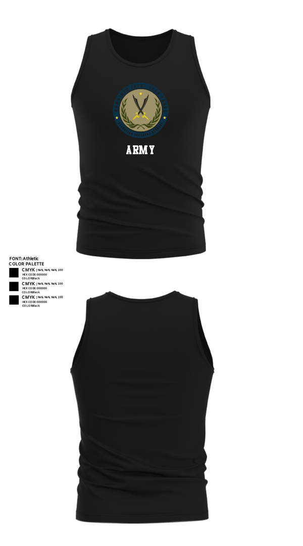 Tank Top, 3-10 GSAB, Army, Teamtime, Team time, sublimation, custom sports apparel, team uniforms, spirit wear, spiritwear, sports uniforms, custom shirts, team store, custom team store, fundraiser sports, apparel fundraiser