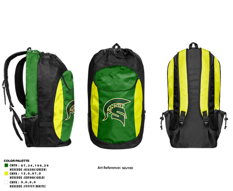 Gear Bag, WV Spartans Basketball, Men's Basketball, Teamtime, Team time, sublimation, custom sports apparel, team uniforms, spirit wear, spiritwear, sports uniforms, custom shirts, team store, custom team store, fundraiser sports, apparel fundraiser