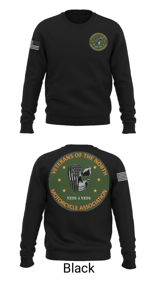 Crew Neck Sweatshirt, Veterans of the North, , Teamtime, Team time, sublimation, custom sports apparel, team uniforms, spirit wear, spiritwear, sports uniforms, custom shirts, team store, custom team store, fundraiser sports, apparel fundraiser