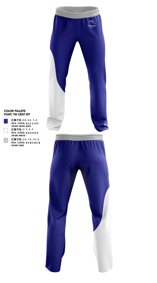 Sweatpants, Mount Vernon Presbyterian Upper School Swimming, Swimming, Teamtime, Team time, sublimation, custom sports apparel, team uniforms, spirit wear, spiritwear, sports uniforms, custom shirts, team store, custom team store, fundraiser sports, apparel fundraiser