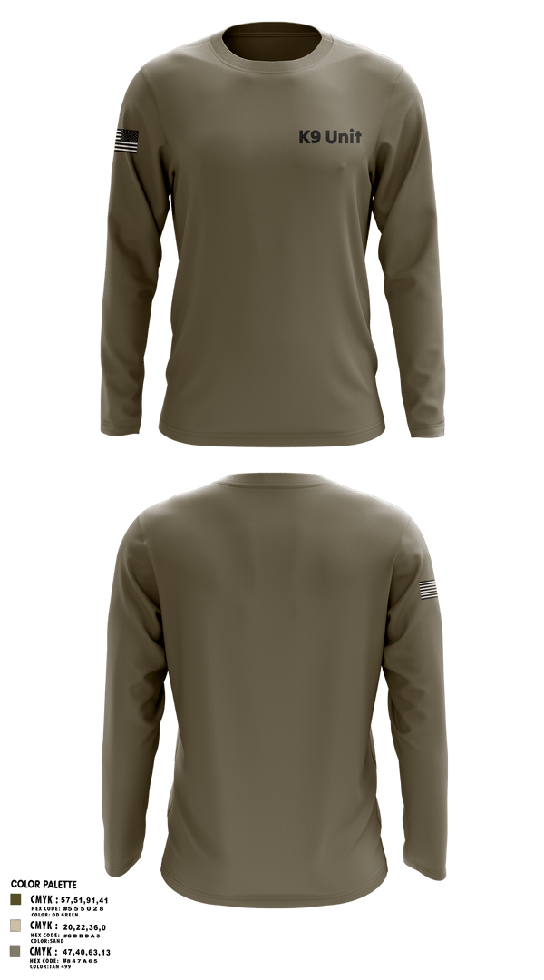 Long Sleeve Performance Polo, K9 Unit, , Teamtime, Team time, sublimation, custom sports apparel, team uniforms, spirit wear, spiritwear, sports uniforms, custom shirts, team store, custom team store, fundraiser sports, apparel fundraiser