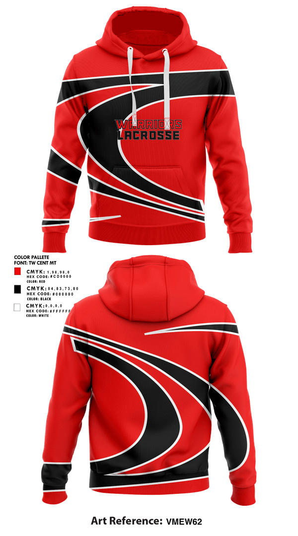 Hoodie, Woodland Warriors Lacrosse, Men's Lacrosse, Teamtime, Team time, sublimation, custom sports apparel, team uniforms, spirit wear, spiritwear, sports uniforms, custom shirts, team store, custom team store, fundraiser sports, apparel fundraiser
