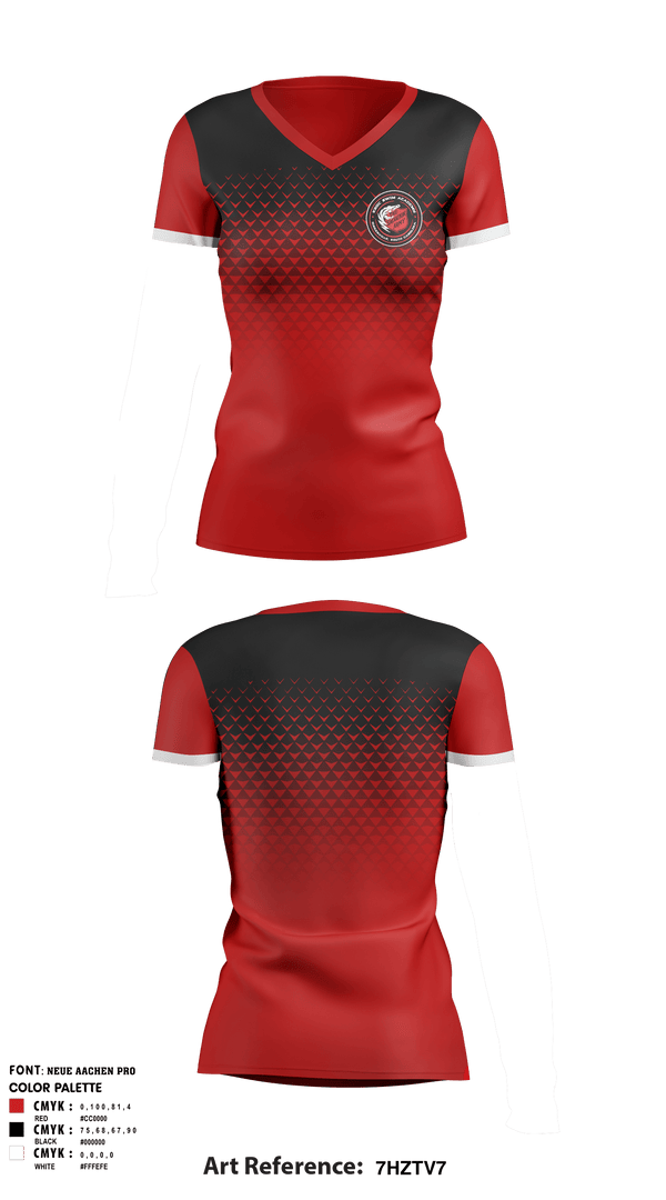Womens Short Sleeve Vneck Shirt, Kroc Swim Academy, Swimming, Teamtime, Team time, sublimation, custom sports apparel, team uniforms, spirit wear, spiritwear, sports uniforms, custom shirts, team store, custom team store, fundraiser sports, apparel fundraiser
