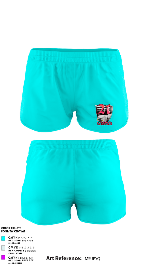 Womens Shorts, Gloss TwentyOne, , Teamtime, Team time, sublimation, custom sports apparel, team uniforms, spirit wear, spiritwear, sports uniforms, custom shirts, team store, custom team store, fundraiser sports, apparel fundraiser
