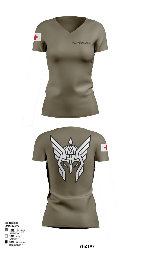 Womens Short Sleeve Vneck Shirt, Evac PLT, RSS, 2CR, , Teamtime, Team time, sublimation, custom sports apparel, team uniforms, spirit wear, spiritwear, sports uniforms, custom shirts, team store, custom team store, fundraiser sports, apparel fundraiser