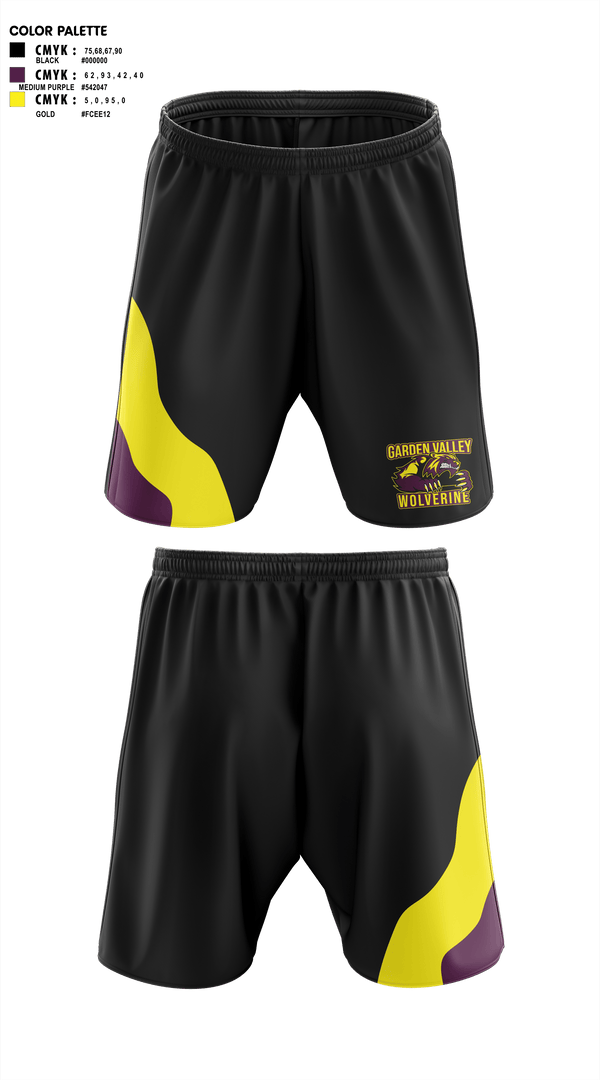 Athletic Shorts With Pockets, Garden Valley Wolverines, Spirit Store, Teamtime, Team time, sublimation, custom sports apparel, team uniforms, spirit wear, spiritwear, sports uniforms, custom shirts, team store, custom team store, fundraiser sports, apparel fundraiser