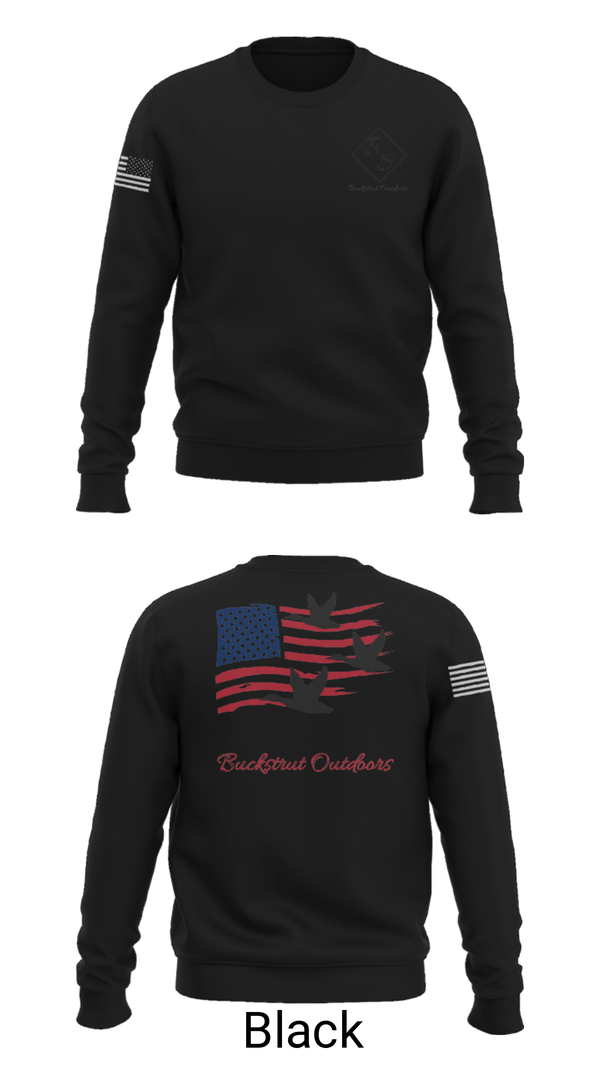 Crew Neck Sweatshirt, Buckstrut OutdoorsBuckstrut Outdoors, , Teamtime, Team time, sublimation, custom sports apparel, team uniforms, spirit wear, spiritwear, sports uniforms, custom shirts, team store, custom team store, fundraiser sports, apparel fundraiser