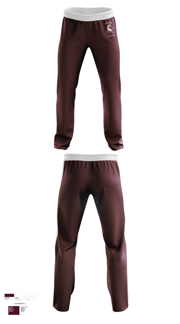 Sweatpants, Bovina High School Football, Football, Teamtime, Team time, sublimation, custom sports apparel, team uniforms, spirit wear, spiritwear, sports uniforms, custom shirts, team store, custom team store, fundraiser sports, apparel fundraiser