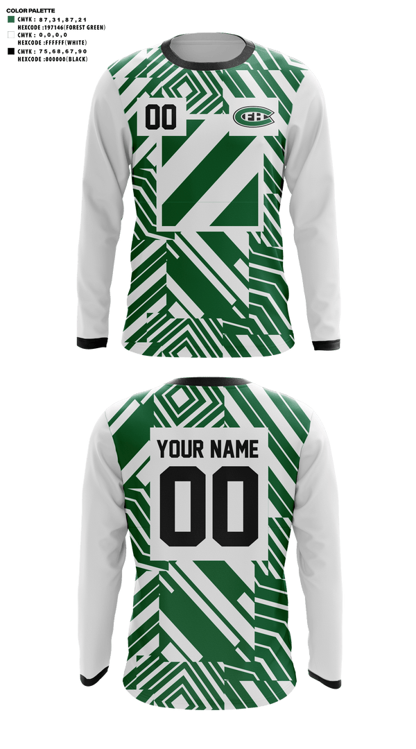 Long Sleeve Performance Shirt, Forest Hills Central High School Soccer, Women's Soccer, Teamtime, Team time, sublimation, custom sports apparel, team uniforms, spirit wear, spiritwear, sports uniforms, custom shirts, team store, custom team store, fundraiser sports, apparel fundraiser