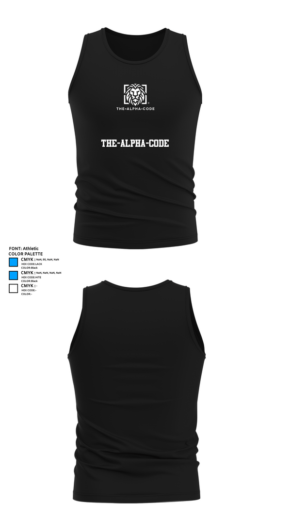 Tank Top, The-alpha-code, , Teamtime, Team time, sublimation, custom sports apparel, team uniforms, spirit wear, spiritwear, sports uniforms, custom shirts, team store, custom team store, fundraiser sports, apparel fundraiser