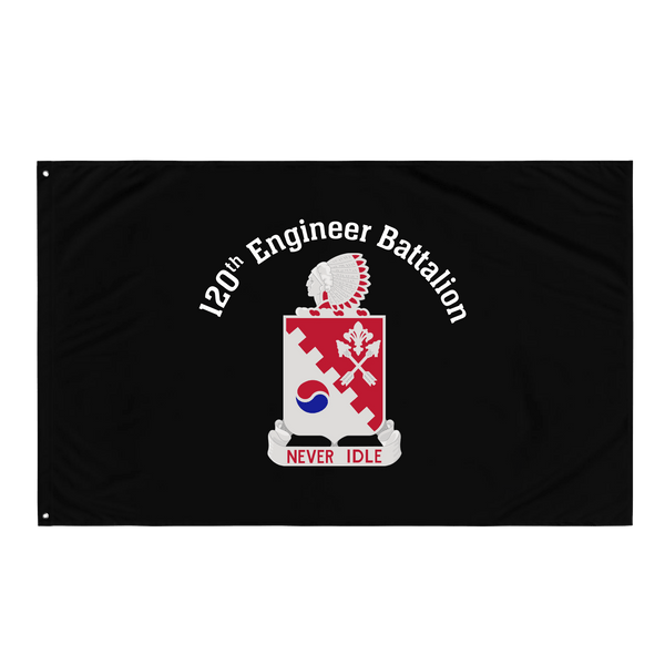 Flag, 120th Engineers, Army, Teamtime, Team time, sublimation, custom sports apparel, team uniforms, spirit wear, spiritwear, sports uniforms, custom shirts, team store, custom team store, fundraiser sports, apparel fundraiser