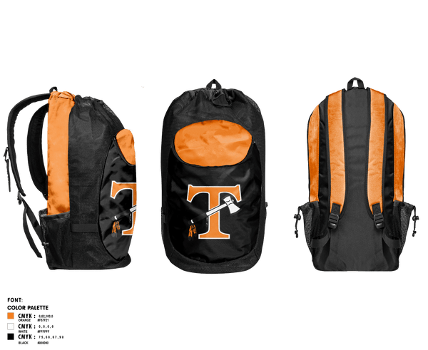 Gear Bag, Tecumseh indian, Wrestling, Teamtime, Team time, sublimation, custom sports apparel, team uniforms, spirit wear, spiritwear, sports uniforms, custom shirts, team store, custom team store, fundraiser sports, apparel fundraiser
