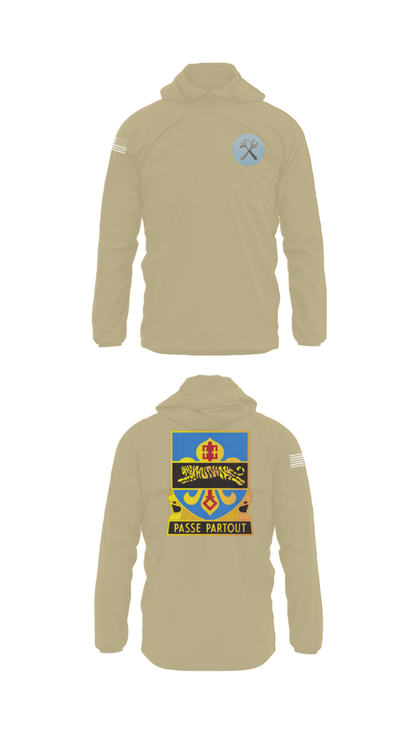 Windbreaker, HHD, 415th Military Intelligence Battalion, National Guard, Teamtime, Team time, sublimation, custom sports apparel, team uniforms, spirit wear, spiritwear, sports uniforms, custom shirts, team store, custom team store, fundraiser sports, apparel fundraiser