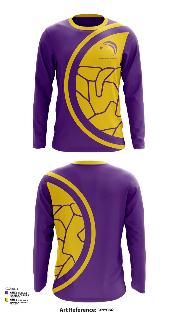 Long Sleeve Performance Shirt, Aiken High School, Spirit Store, Teamtime, Team time, sublimation, custom sports apparel, team uniforms, spirit wear, spiritwear, sports uniforms, custom shirts, team store, custom team store, fundraiser sports, apparel fundraiser