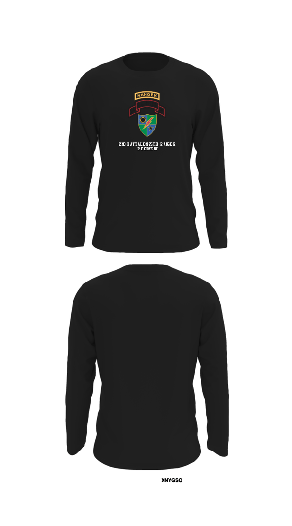 Long Sleeve Performance Shirt, 2nd Battalion 75th Ranger Regiment, , Teamtime, Team time, sublimation, custom sports apparel, team uniforms, spirit wear, spiritwear, sports uniforms, custom shirts, team store, custom team store, fundraiser sports, apparel fundraiser
