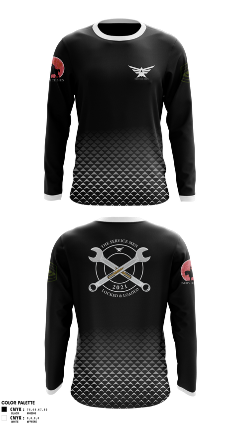 Long Sleeve Performance Shirt, The ServicemenThe Servicemen, , Teamtime, Team time, sublimation, custom sports apparel, team uniforms, spirit wear, spiritwear, sports uniforms, custom shirts, team store, custom team store, fundraiser sports, apparel fundraiser