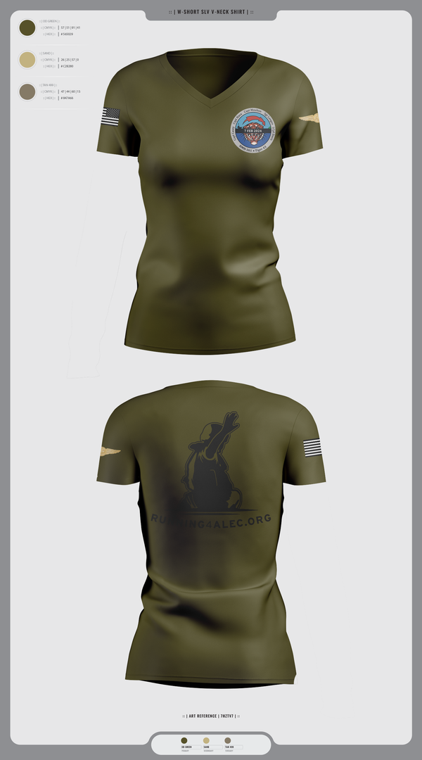 Womens Short Sleeve Vneck Shirt, HMH-361 Flying Tigers, , Teamtime, Team time, sublimation, custom sports apparel, team uniforms, spirit wear, spiritwear, sports uniforms, custom shirts, team store, custom team store, fundraiser sports, apparel fundraiser