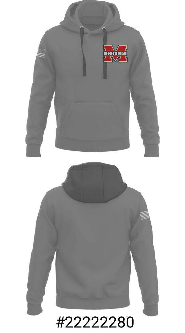 Hoodie, Monroe High School Golf, Golf, Teamtime, Team time, sublimation, custom sports apparel, team uniforms, spirit wear, spiritwear, sports uniforms, custom shirts, team store, custom team store, fundraiser sports, apparel fundraiser