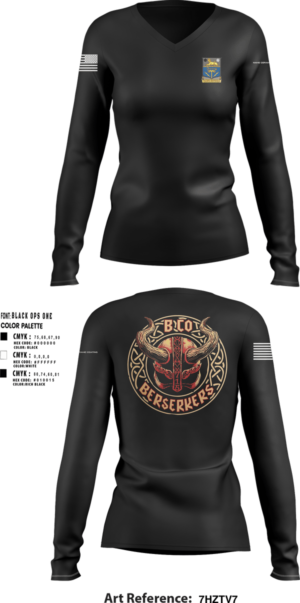 Womens Long Sleeve Vneck Shirt, Army, , Teamtime, Team time, sublimation, custom sports apparel, team uniforms, spirit wear, spiritwear, sports uniforms, custom shirts, team store, custom team store, fundraiser sports, apparel fundraiser