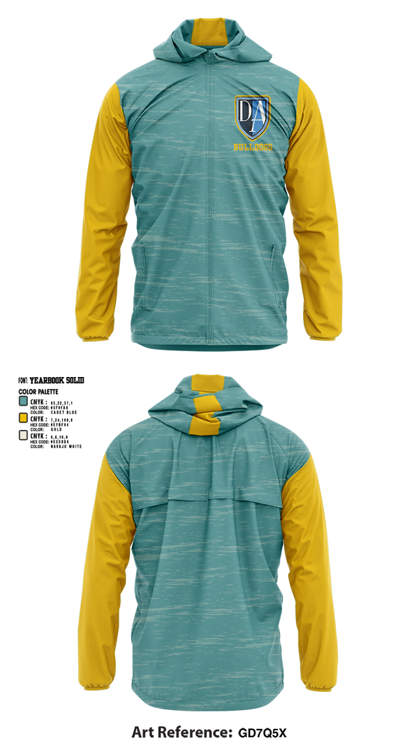 Windbreaker, Bulldogs, , Teamtime, Team time, sublimation, custom sports apparel, team uniforms, spirit wear, spiritwear, sports uniforms, custom shirts, team store, custom team store, fundraiser sports, apparel fundraiser