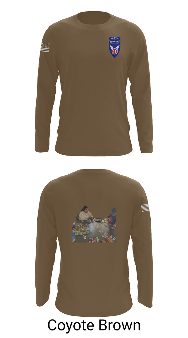 Long Sleeve Performance Shirt, 11th ABN DIV WO, , Teamtime, Team time, sublimation, custom sports apparel, team uniforms, spirit wear, spiritwear, sports uniforms, custom shirts, team store, custom team store, fundraiser sports, apparel fundraiser