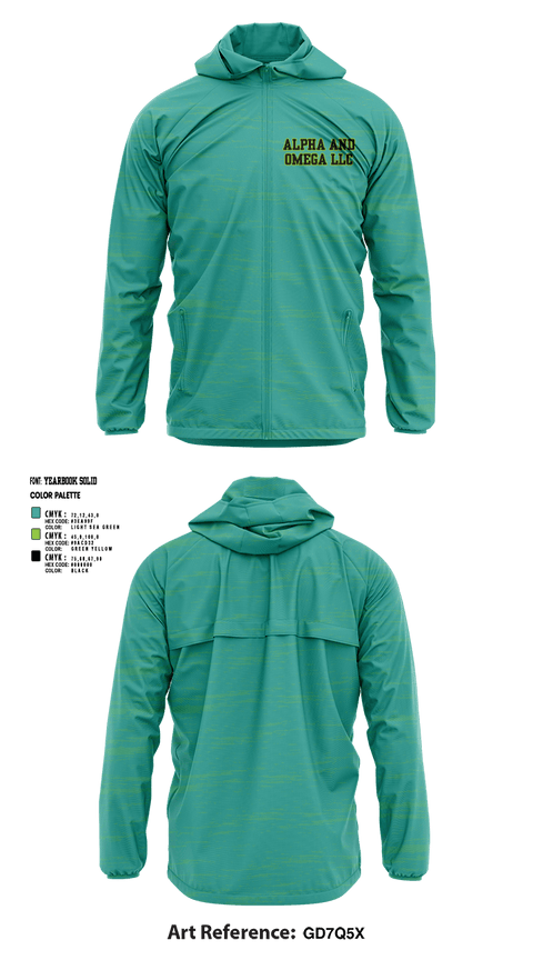Windbreaker, Alpha and Omega LLC, , Teamtime, Team time, sublimation, custom sports apparel, team uniforms, spirit wear, spiritwear, sports uniforms, custom shirts, team store, custom team store, fundraiser sports, apparel fundraiser