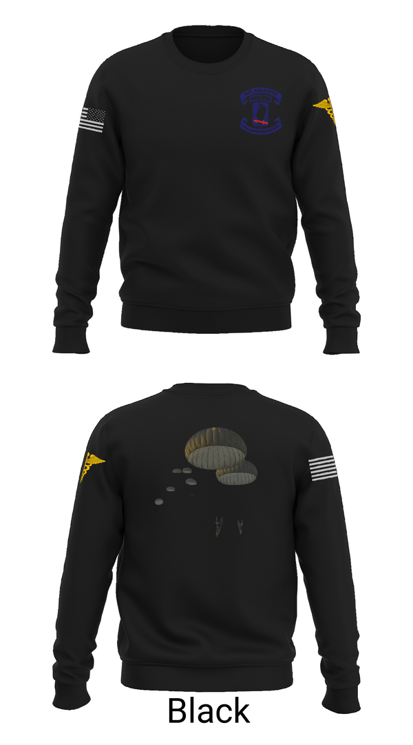 Crew Neck Sweatshirt, 173rd Airborne Division, Army, Teamtime, Team time, sublimation, custom sports apparel, team uniforms, spirit wear, spiritwear, sports uniforms, custom shirts, team store, custom team store, fundraiser sports, apparel fundraiser