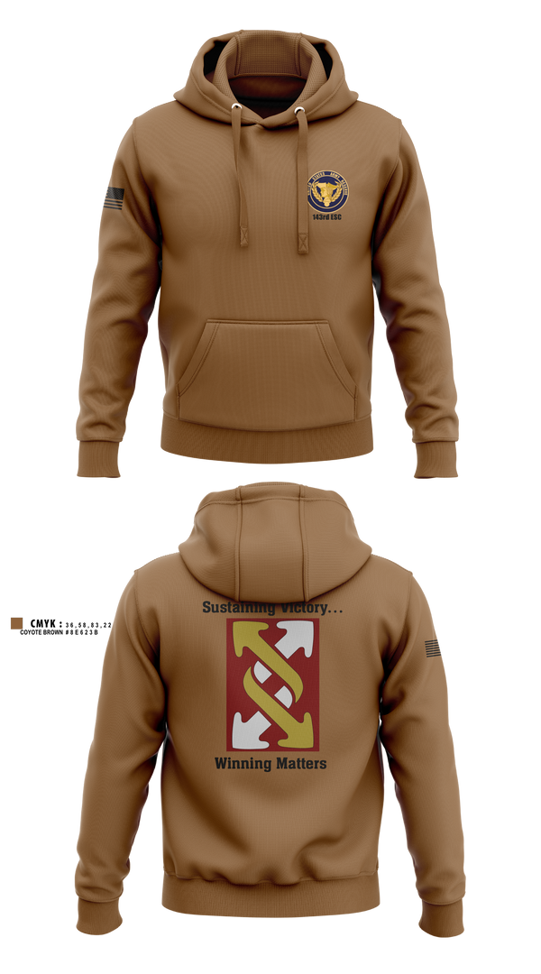 Hoodie, 143rd ESC, , Teamtime, Team time, sublimation, custom sports apparel, team uniforms, spirit wear, spiritwear, sports uniforms, custom shirts, team store, custom team store, fundraiser sports, apparel fundraiser