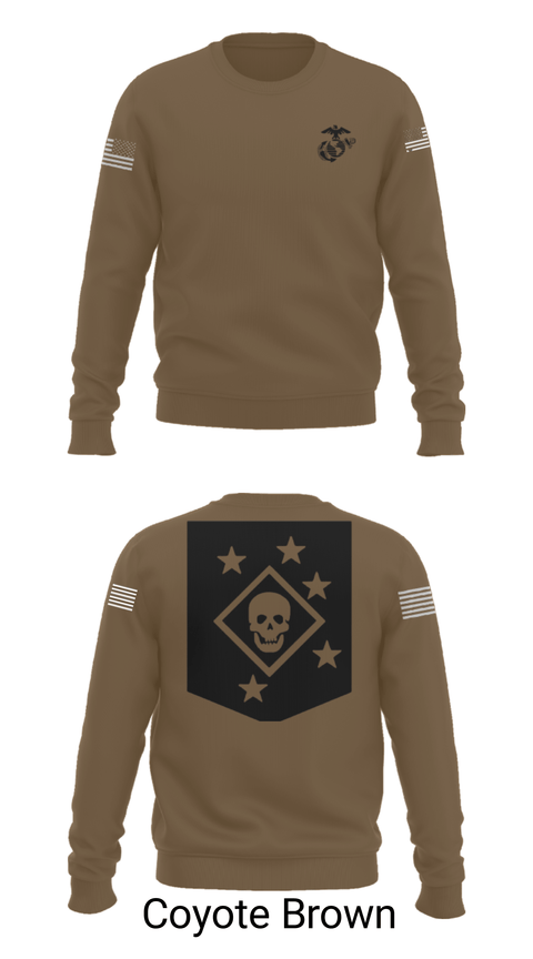 Crew Neck Sweatshirt, 2nd amphibious reconnaissance battalion, Marines, Teamtime, Team time, sublimation, custom sports apparel, team uniforms, spirit wear, spiritwear, sports uniforms, custom shirts, team store, custom team store, fundraiser sports, apparel fundraiser