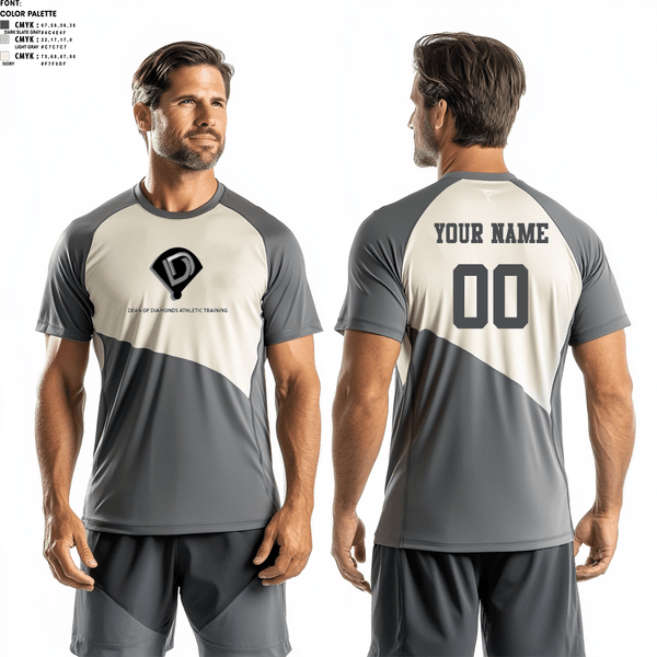 Short Sleeve Performance Shirt, Dean of Diamonds Athletic Training, Baseball, Teamtime, Team time, sublimation, custom sports apparel, team uniforms, spirit wear, spiritwear, sports uniforms, custom shirts, team store, custom team store, fundraiser sports, apparel fundraiser