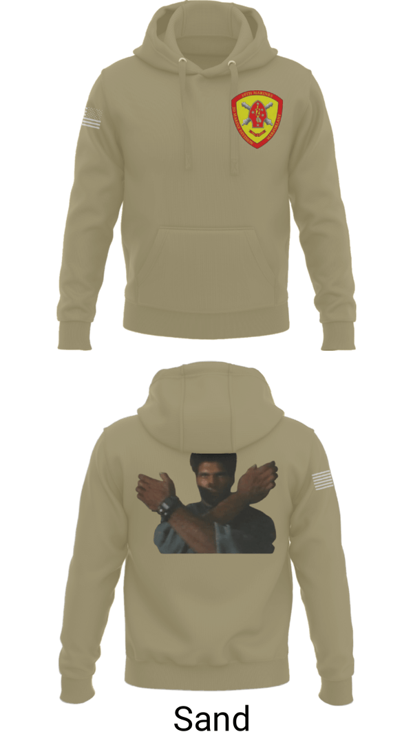 Hoodie, 10th Marine Regiment, Marines, Teamtime, Team time, sublimation, custom sports apparel, team uniforms, spirit wear, spiritwear, sports uniforms, custom shirts, team store, custom team store, fundraiser sports, apparel fundraiser