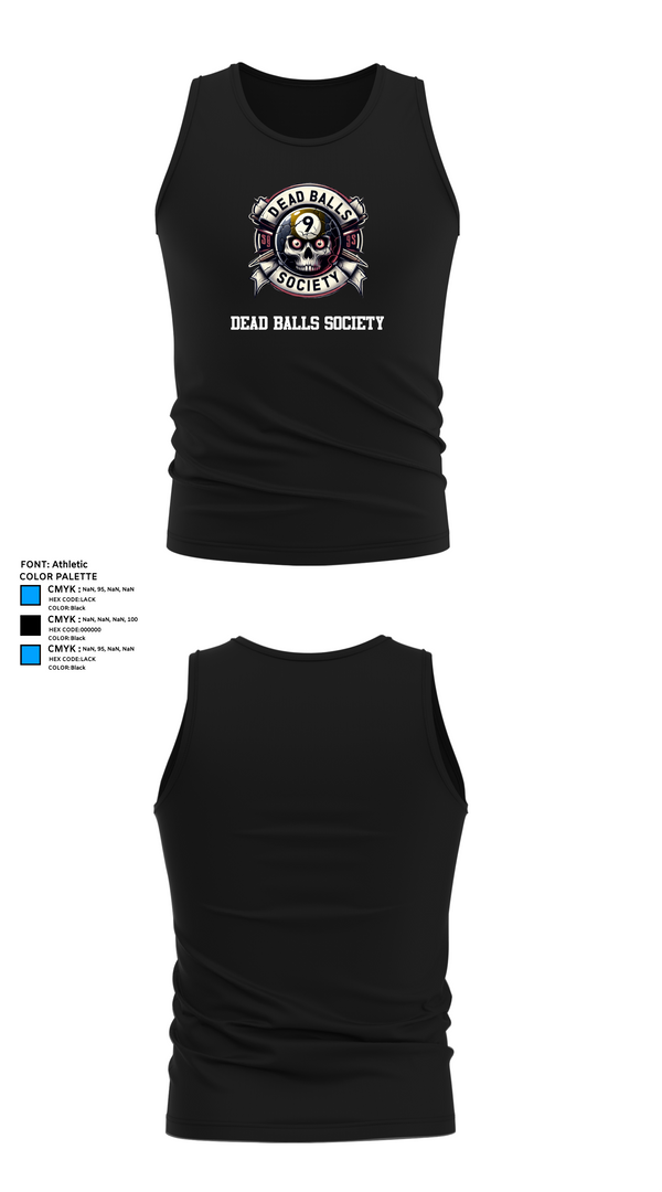 Tank Top, Dead Balls Society, Bowling, Teamtime, Team time, sublimation, custom sports apparel, team uniforms, spirit wear, spiritwear, sports uniforms, custom shirts, team store, custom team store, fundraiser sports, apparel fundraiser