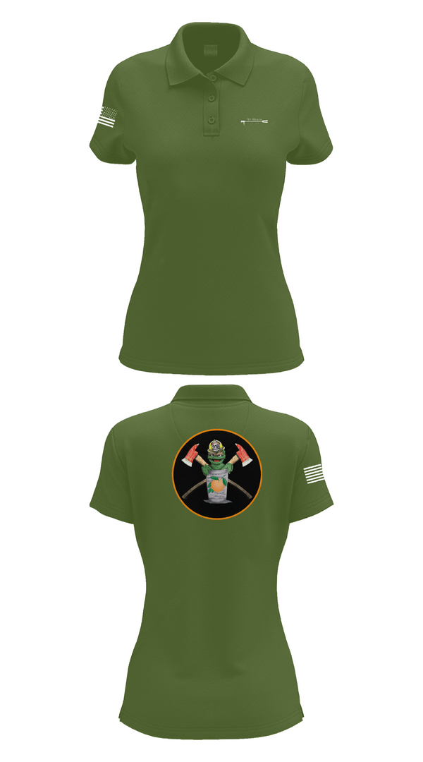 Womens Short Sleeve Performance Polo, 91 Bravo, Fire Department, Teamtime, Team time, sublimation, custom sports apparel, team uniforms, spirit wear, spiritwear, sports uniforms, custom shirts, team store, custom team store, fundraiser sports, apparel fundraiser