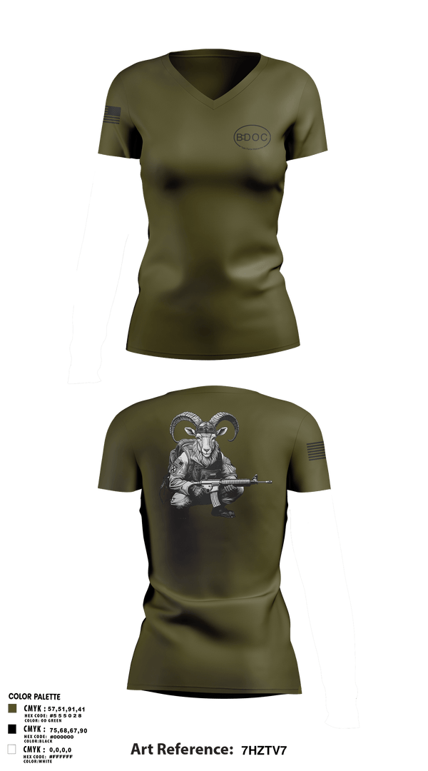 Womens Short Sleeve Vneck Shirt, 1-87, Army, Teamtime, Team time, sublimation, custom sports apparel, team uniforms, spirit wear, spiritwear, sports uniforms, custom shirts, team store, custom team store, fundraiser sports, apparel fundraiser