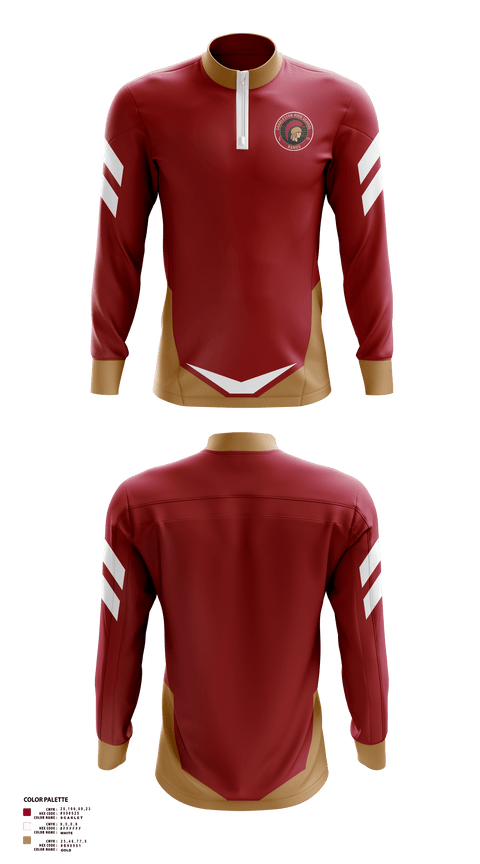 Quarter Zip Jacket, Charleston High School Band, Spirit Store, Teamtime, Team time, sublimation, custom sports apparel, team uniforms, spirit wear, spiritwear, sports uniforms, custom shirts, team store, custom team store, fundraiser sports, apparel fundraiser