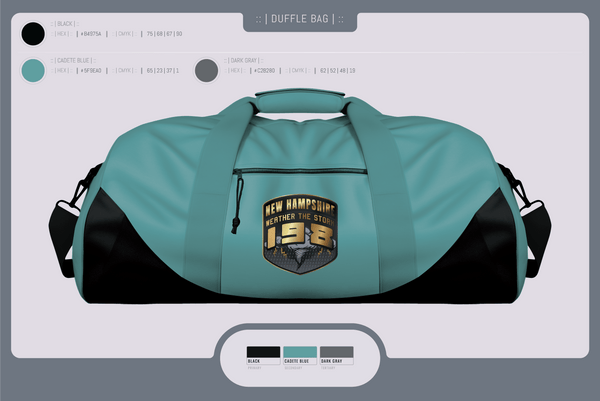 Duffle Bag, 198NH POLICE, Police, Teamtime, Team time, sublimation, custom sports apparel, team uniforms, spirit wear, spiritwear, sports uniforms, custom shirts, team store, custom team store, fundraiser sports, apparel fundraiser