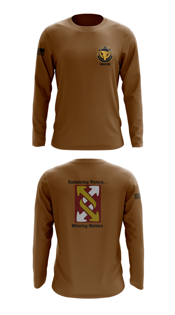 Long Sleeve Performance Shirt, 143rd ESC, , Teamtime, Team time, sublimation, custom sports apparel, team uniforms, spirit wear, spiritwear, sports uniforms, custom shirts, team store, custom team store, fundraiser sports, apparel fundraiser