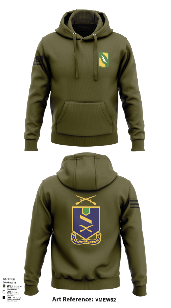Hoodie, 2-137th IN RGMT, National Guard, Teamtime, Team time, sublimation, custom sports apparel, team uniforms, spirit wear, spiritwear, sports uniforms, custom shirts, team store, custom team store, fundraiser sports, apparel fundraiser