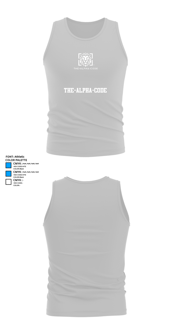 Tank Top, The-alpha-code, , Teamtime, Team time, sublimation, custom sports apparel, team uniforms, spirit wear, spiritwear, sports uniforms, custom shirts, team store, custom team store, fundraiser sports, apparel fundraiser