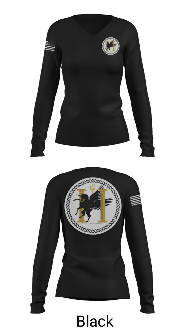 Women's Long Sleeve Vneck Shirt, TCC2, Navy, Teamtime, Team time, sublimation, custom sports apparel, team uniforms, spirit wear, spiritwear, sports uniforms, custom shirts, team store, custom team store, fundraiser sports, apparel fundraiser