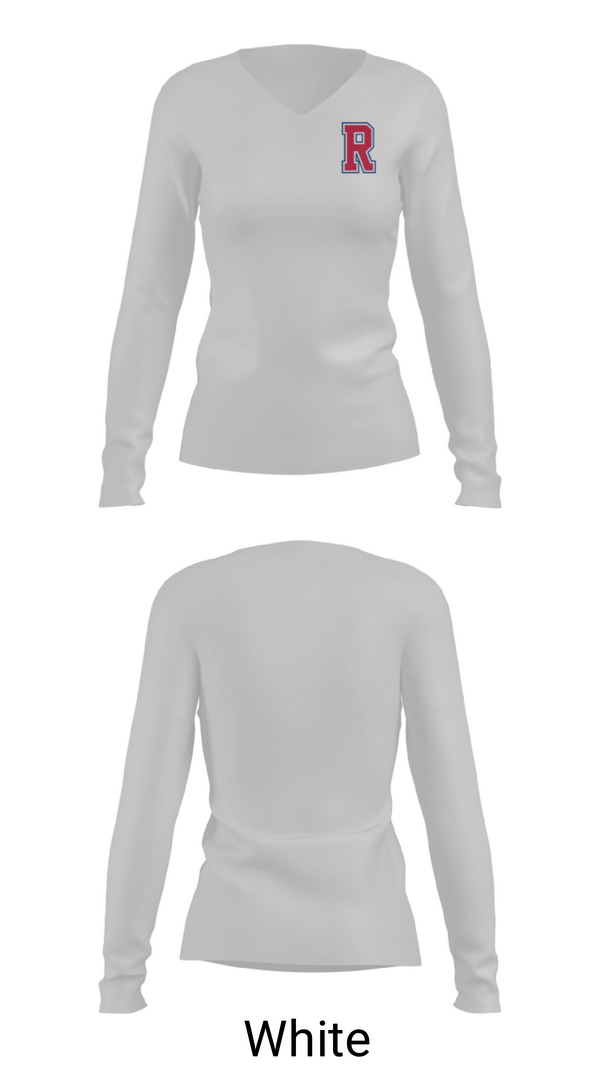 Women's Long Sleeve Vneck Shirt, Reno High School Tennis, Tennis, Teamtime, Team time, sublimation, custom sports apparel, team uniforms, spirit wear, spiritwear, sports uniforms, custom shirts, team store, custom team store, fundraiser sports, apparel fundraiser