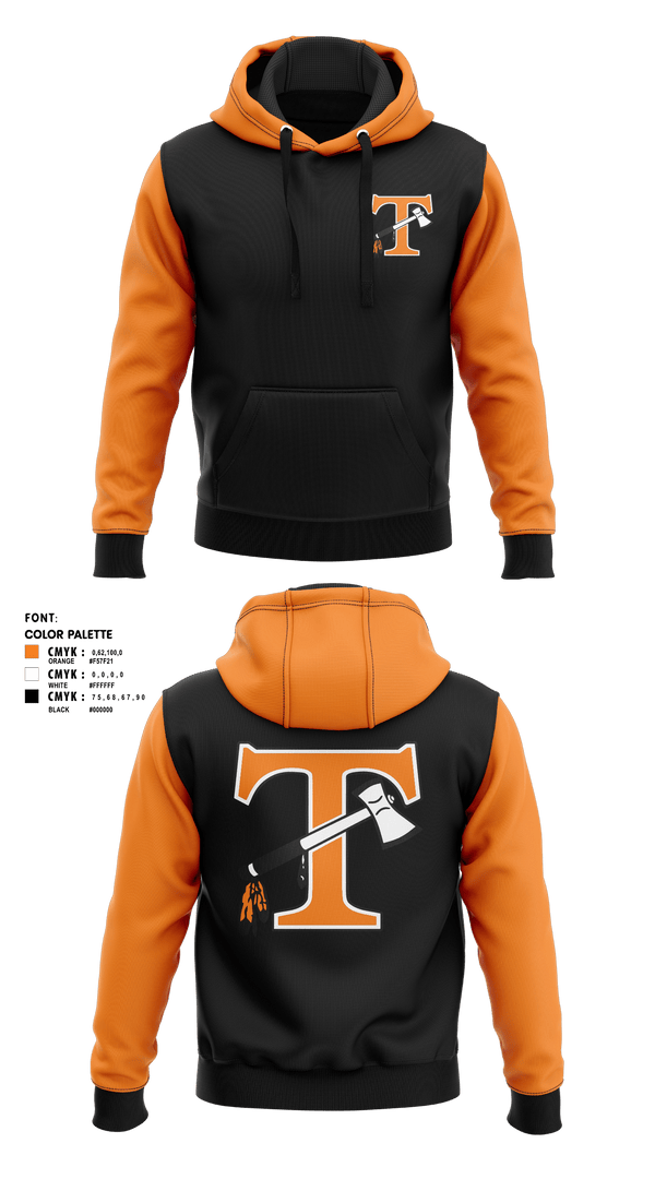 Hoodie, Tecumseh indian, Wrestling, Teamtime, Team time, sublimation, custom sports apparel, team uniforms, spirit wear, spiritwear, sports uniforms, custom shirts, team store, custom team store, fundraiser sports, apparel fundraiser