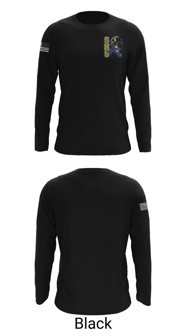 Long Sleeve Performance Shirt, Stafford High School Basketball, Women's Basketball, Teamtime, Team time, sublimation, custom sports apparel, team uniforms, spirit wear, spiritwear, sports uniforms, custom shirts, team store, custom team store, fundraiser sports, apparel fundraiser