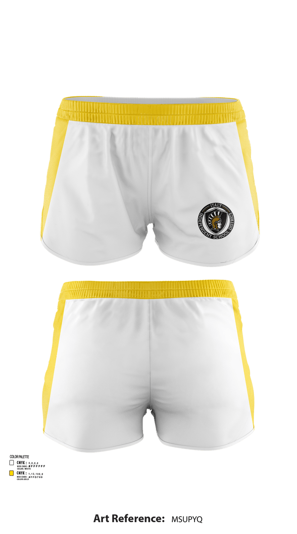 Womens Shorts, Italy High School Cheer, Cheer, Teamtime, Team time, sublimation, custom sports apparel, team uniforms, spirit wear, spiritwear, sports uniforms, custom shirts, team store, custom team store, fundraiser sports, apparel fundraiser