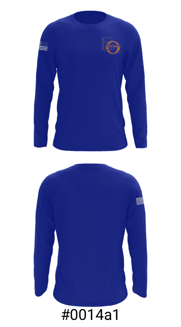 Long Sleeve Performance Shirt, East Orange County Little League, Baseball, Teamtime, Team time, sublimation, custom sports apparel, team uniforms, spirit wear, spiritwear, sports uniforms, custom shirts, team store, custom team store, fundraiser sports, apparel fundraiser