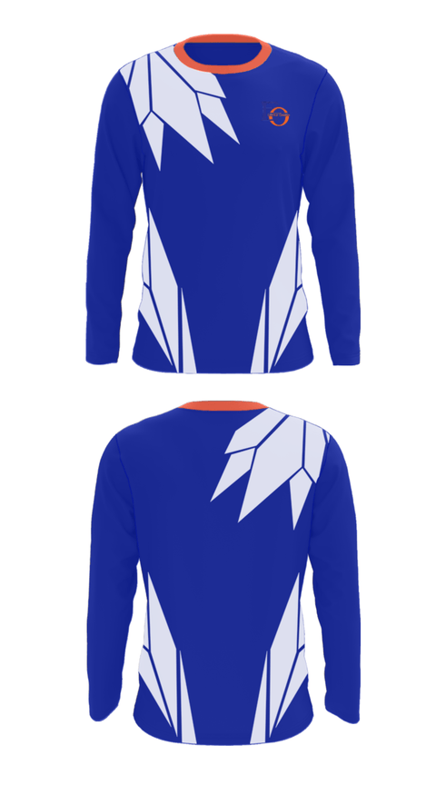 Long Sleeve Performance Shirt, East Orange County Little League, Baseball, Teamtime, Team time, sublimation, custom sports apparel, team uniforms, spirit wear, spiritwear, sports uniforms, custom shirts, team store, custom team store, fundraiser sports, apparel fundraiser
