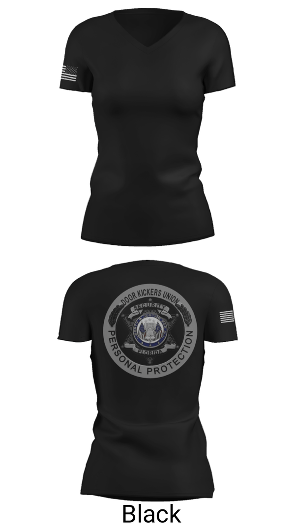 Womens Short Sleeve Vneck Shirt, DKU Protection, , Teamtime, Team time, sublimation, custom sports apparel, team uniforms, spirit wear, spiritwear, sports uniforms, custom shirts, team store, custom team store, fundraiser sports, apparel fundraiser